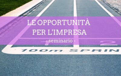 Le opportunità per l’impresa
